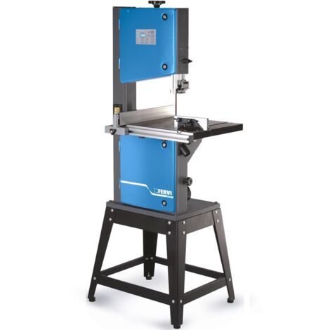 Scie a ruban pour bois avec table reglable en acier 750w 230v Fervi 0302/305