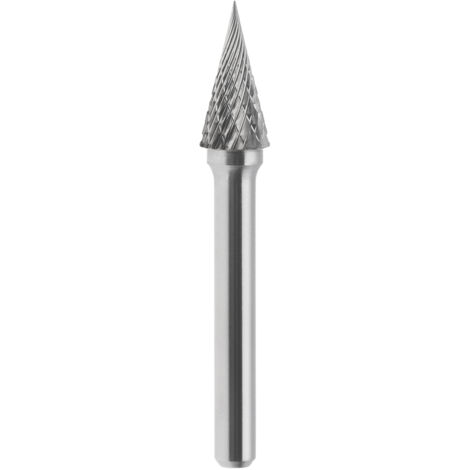 Lime rotative HM pointe conique cruciforme 8x20 mm tige 6 (1/3)