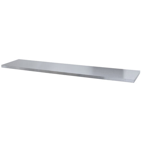 Plan de travail en inox 2040x460x35mm pour meuble modulable Fervi a007/09l