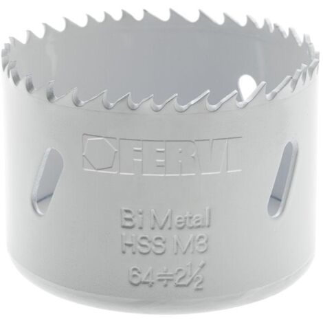 Scie a trous bimetalliques HSS pour metal 52 mm Fervi 0712/052 (1/2)