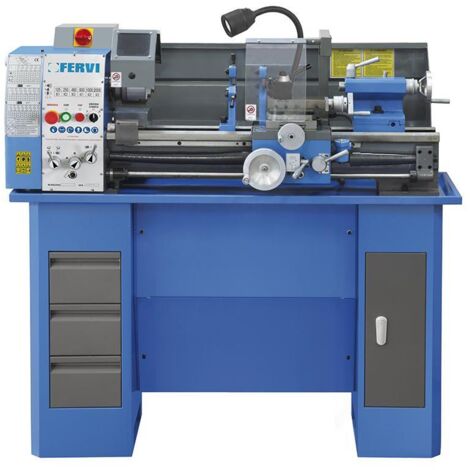 Tour parallele a fer et metal monophase 230 V Fervi t750 (1/5)