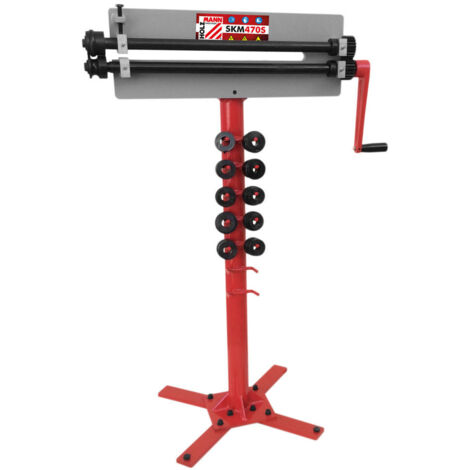 Plaqueuse de chants manuelle a rouleaux pour tole Holzmann skm470s