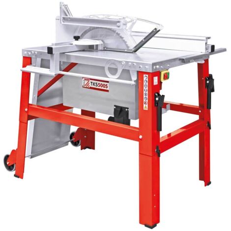 Holzmann – Scie de table TKS500S 4200W – Acier inoxydable – Coupe jusqu'à 150 mm – Vitesse 2800 tours/min – Lame 500 mm – Raccord extraction 100 mm (1/5)
