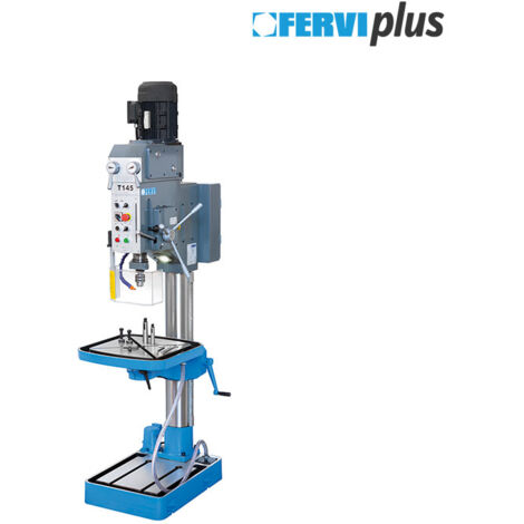 Perceuse a metaux adaptee 400 V  Fervi t145 (1/5)