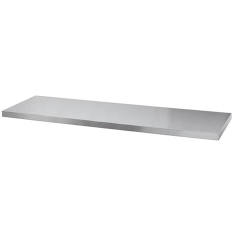 Plan de travail en inox 1360x460x35mm pour meuble modulable Fervi a007/08l