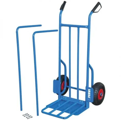 CHARIOT MULTIFONCTION POUR LE TRANSPORT A MAIN GARAGE JARDIN FERVI C189 (1/4)