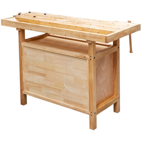 Établi bois professionnel longueur 1,3 m - WB138C HOLZMANN