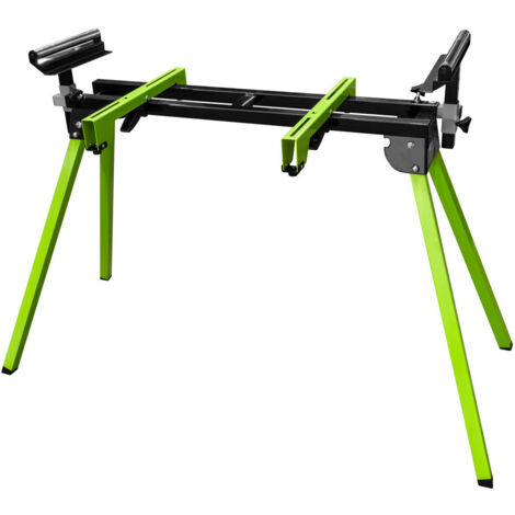 Zipper – Support stationnaire pour scie à onglet – Hauteur réglable 805 à 915 mm – Capacité 150 kg – Conception compacte et pliable - ZI-KSS1945