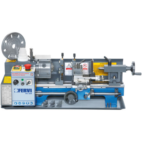 TOUR À MÉTAUX D'ÉTABIL 300 MM AVEC VARIATEUR FERVI 0716 (1/5)