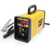 Caterpillar – Poste à souder inverter 200A MMA – Soudage avec électrodes Ø 1,6 à 5 mm – Hot Start, Anti-Sticking, Arc Force – Alimentation 230V - DZ201
