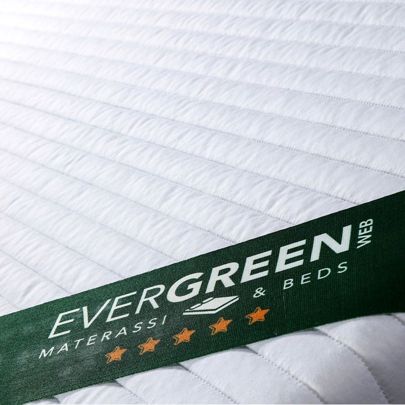 EVERGREENWEB - Materasso una Piazza e Mezza 120x200 Alto 20 cm + Cuscino  Memory Foam GRATIS, Lastra in Waterfoam Ortopedico Rivestimento SFODERABILE  Effetto Massaggiante per tutti Reti e Letti, SLEEPY