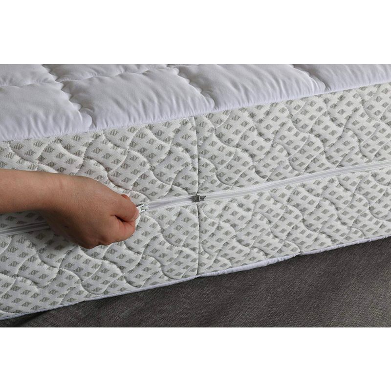 EVERGREENWEB - Letto a Scomparsa Verticale, KIT Rete Singola a Doghe con  Materasso Memory Foam 80x190 alto 24 cm - TRASFORMABILE in 2 Materassi  Singoli, Rivestimento Sfoderabile e Lavabile Anallergico