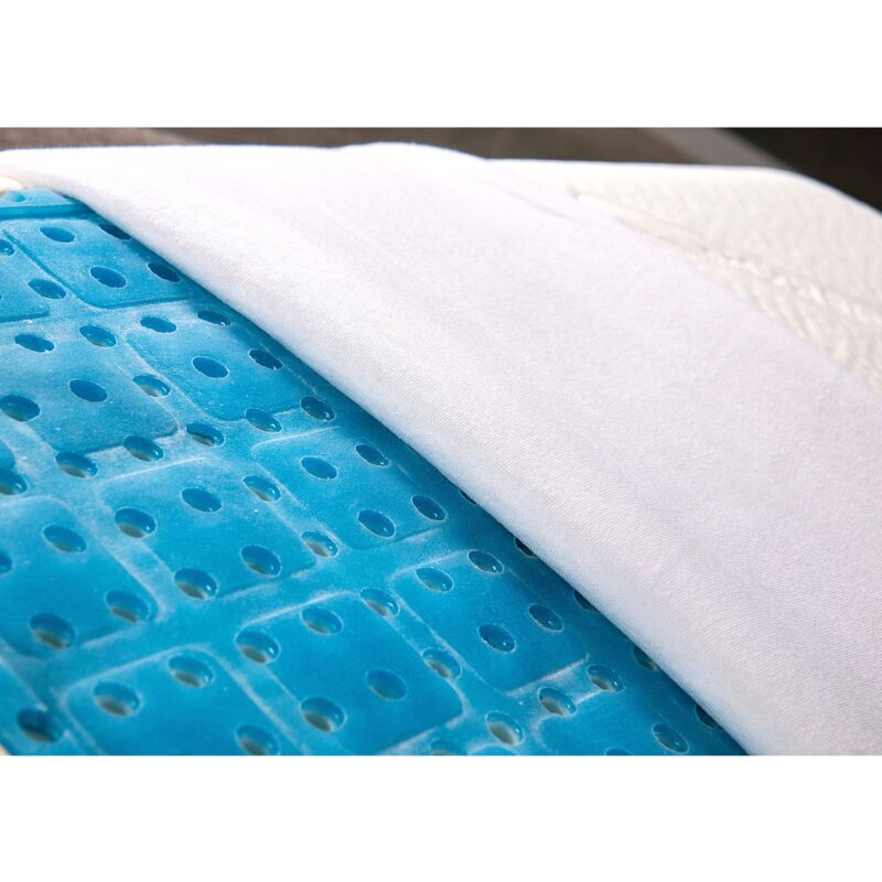 EVERGREENWEB - Cuscino Letto in Memory Foam con Gel forato Traspirante  Anallergico, Fodera Antiacaro Sfoderabile tessuto COOLMAX© lavabile in  Lavatrice, Guanciale 40 x 70 alto 12 cm Terapeutico Automodellante, Modello  Saponetta 2