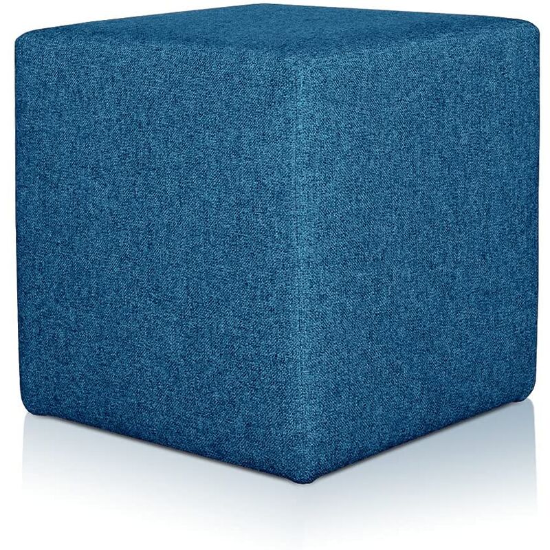 EVERGREENWEB Pouf poggiapiedi 63x63 cm per Divano Sgabello Cubo