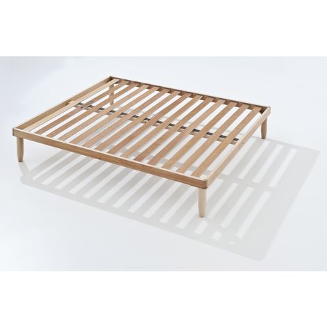 Bed Store® - RETE A TAVOLE SINGOLA 90X190 ORTOPEDICA RINFORZATA 4 PIEDI