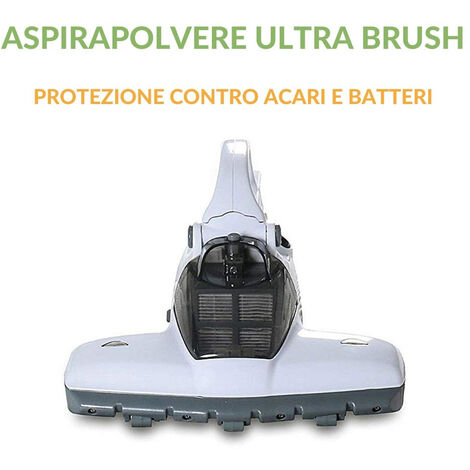 EVERGREENWEB - Aspirapolvere portatile per Materasso con LAMPADA UV  Antibatterica con filtro HEPA lavabile Sterilizzatore per Casa