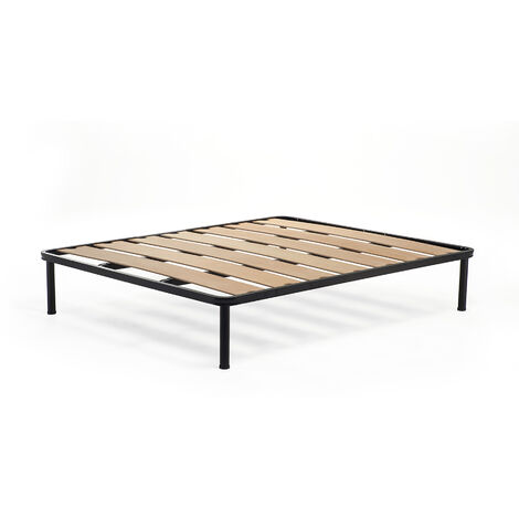 EVERGREENWEB - Rete una Piazza e Mezza Fissa 120x200 alta 35 cm a Doghe in  Legno Naturale ORTOPEDICA Base per Letto o Materasso Rinforzata Traverso  Centrale 4 Gambe Smontabili Base da Incasso, OFFERTA