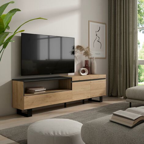 Mueble de TV SKRAUT HOME (200 x 40 x 180 - Melamina)