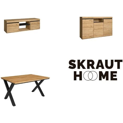 Skraut Home - Muebles de Salón para TV - Conjunto de muebles comedor -  320x186x35cm - Mueble Televisión - Estilo Moderno 