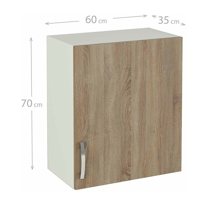 Mueble alto para cocina 1 puerta Color ROBLE