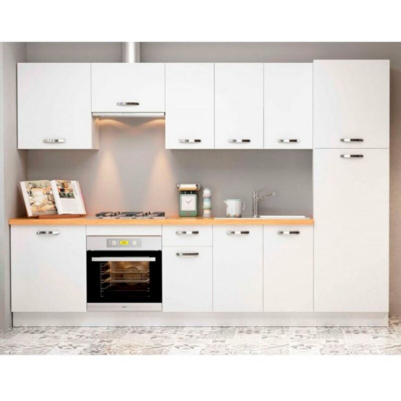 Cocina en kit Meka blanco 300cm