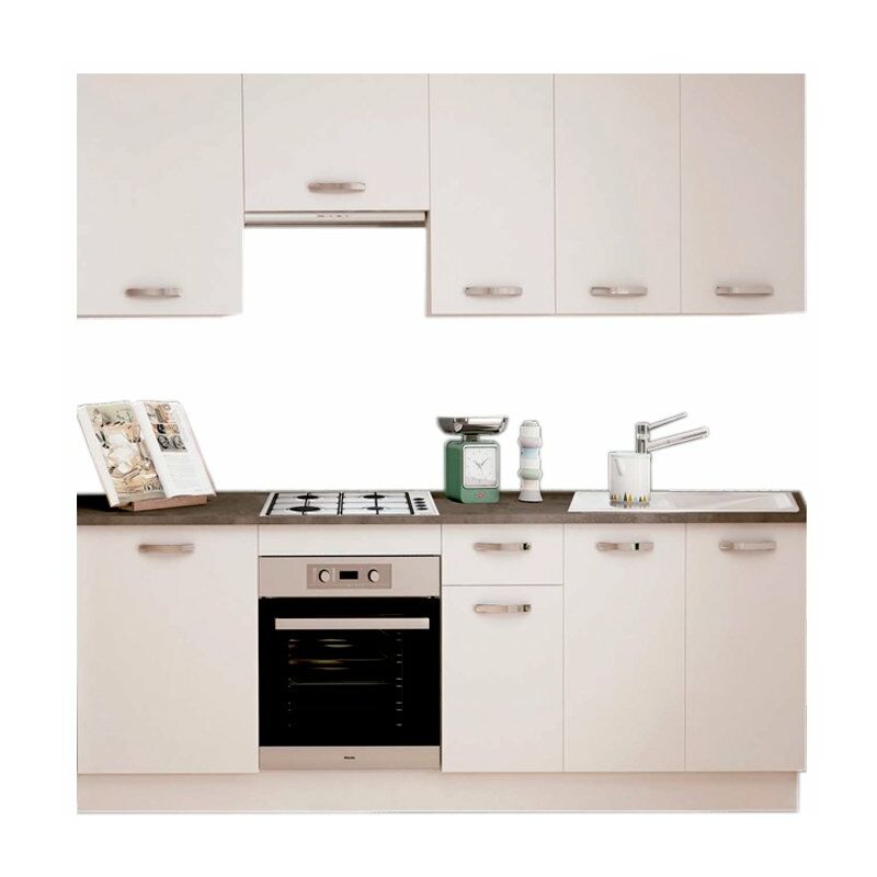 Cocina en kit Meka blanco 240cm