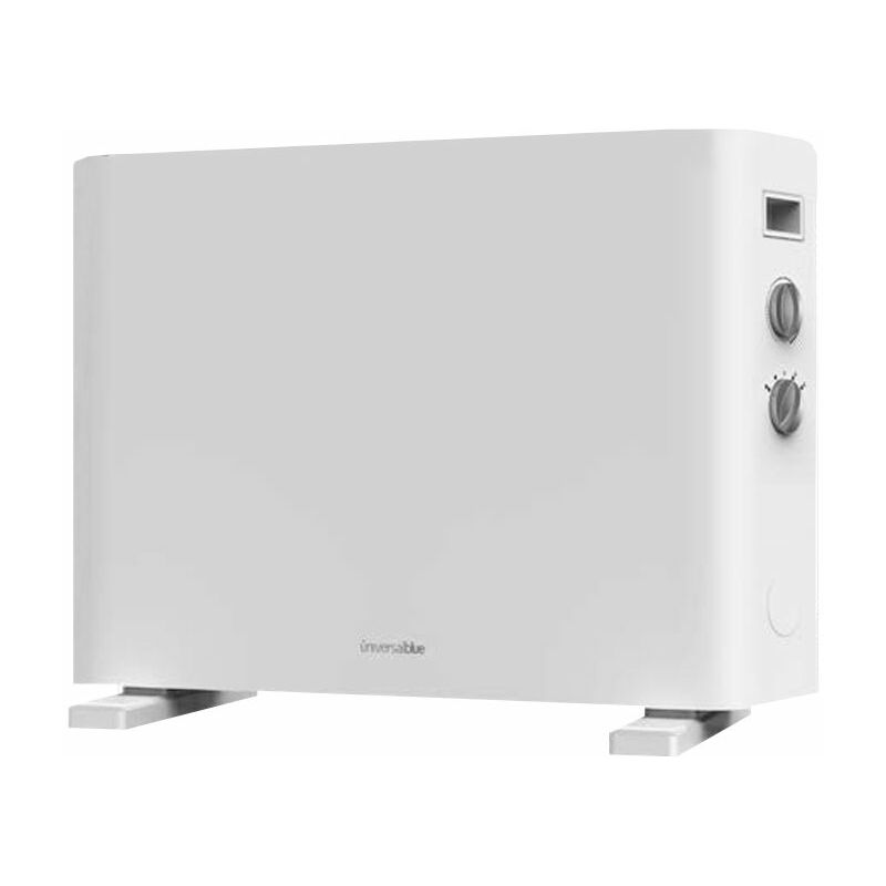 Convector eléctrico de diseño blanco con turbo 2000W Miramar