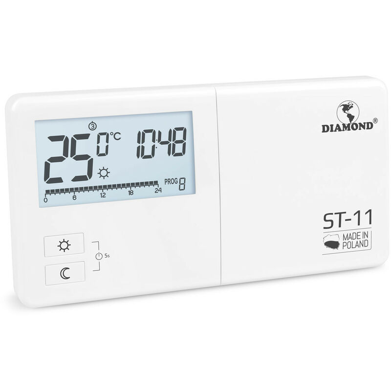 Thermostat Programmable sans Fil + Récepteur HF ATENZA
