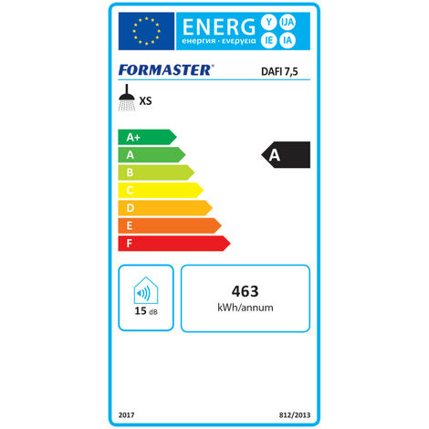 Mini chauffe-eau électrique instantané sous évier -7,5 kW 400V
