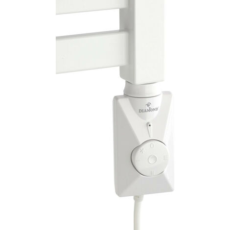 Thermoplongeur 600W blanc avec thermostat pour radiateur de salle