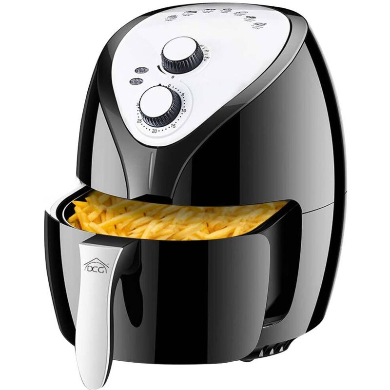 Friggitrice ad aria calda cuoce cucina senza olio elettrica 3,5 litri  1500watt