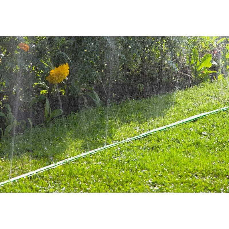 Cross Tubo Irrigatore in PVC monostrato microforato Irrigazione Giardino  7,5mt