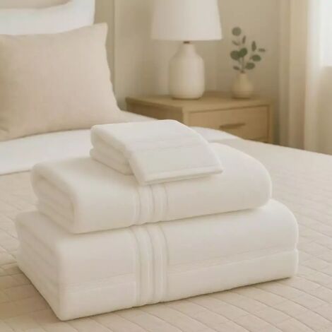 Ferò Set Asciugamani Bagno Grandi di Lusso 6 Pezzi, OEKO-TEX 100% Cotone Premium, 550 g/m², Ultra Morbido e Assorbente, 2 Asciugamani Doccia 70x140, 4 Asciugamani Viso 50x100, Tortora
