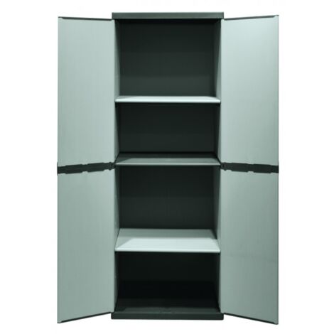 Armadio 4 Ripiani Mongardi 7811C04 - 68x39.5x168 Cm, 2 Ante, Per Casa E Lavanderia - Foto 9