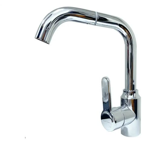 Miscelatore Da Cucina Con Doccetta Estraibile Bianco, Rubinetto Da Cucina Girevole A 360 Rubinetto Da Cucina Estraibile In Ottone Bianco 88773269