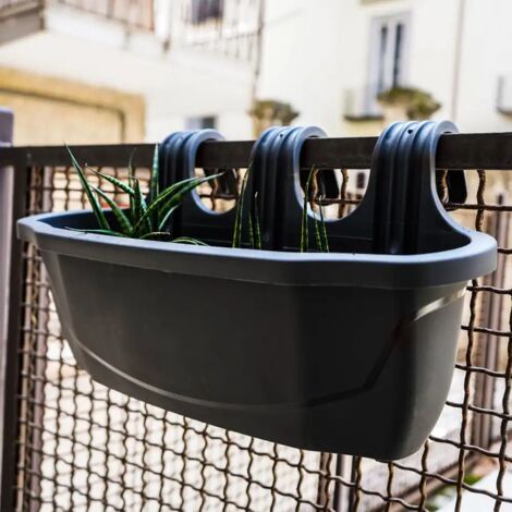 Hushee 9 vasi da fiori in ferro da appendere, per piante da