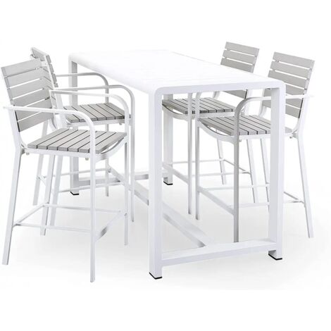 Set Mobili Campeggio Casaria Tavolo Pieghevole 4 Sgabelli Richiudibili