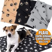 CUFFIE COPRI ORECCHIE LUNGHE BLU A POIS PER CANE COCKER ABBIGLIAMENTO PROTEZIONE