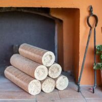 Tronchetti in Legno Faggio Bricchetti Per Stufe Caminetti e Forni Pizzeria  10Kg