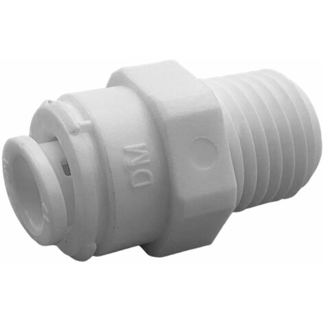 Conector Rápido 3/8" Ez - 3/8" Npt Para Filtro De Agua Y ósmosis Inversa