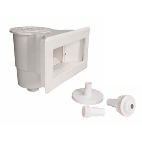 Astralpool – Mini-skimmer grande meurtrière piscine hors sol – Aspiration efficace des débris – Matériau ABS traité anti-UV – Compatible tuyaux Ø 32-38 mm