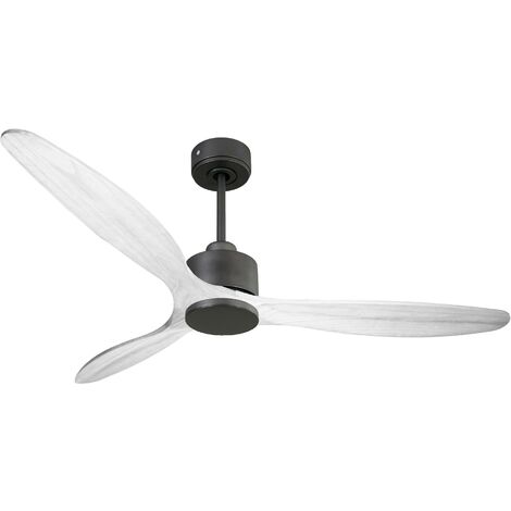 Ventilateur de plafond Réversible Thermostat Wifi Moteur à courant continu Toits en pente Télécommande Hypersilence Mémoire (1/5)