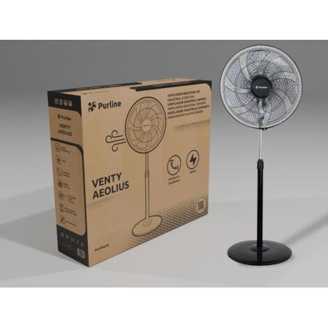 Innoliving Ventilateur Box Rotatif Portable 3 Vitesses INN-505