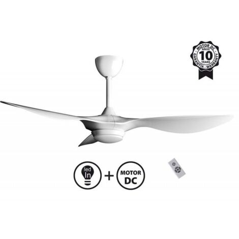 Ventilateur de plafond 132 cm – 3 pales ABS – Moteur DC 35W – 6 vitesses – Wi-Fi et télécommande – HYPERSILENCE 38dB – Klassfan