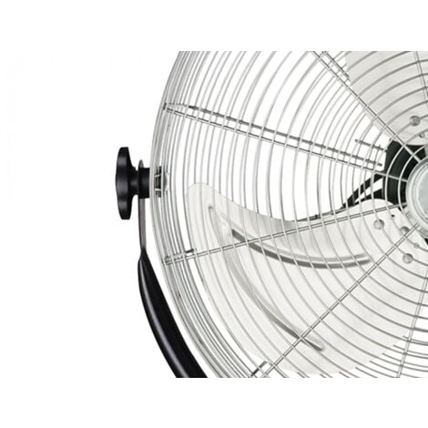 Ventilateur sur pied VENTY IND 120F 120W 3 vitesses D50cm Argent