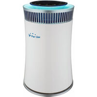 Purificateur d'air 25 w 4 vitesses filtre hepa, charbon actif Couleur blanc  Homcom