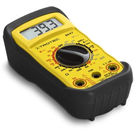 TROTEC Digital Multimeter BE47SpannungsprüferSpannungsmessungAC DC 