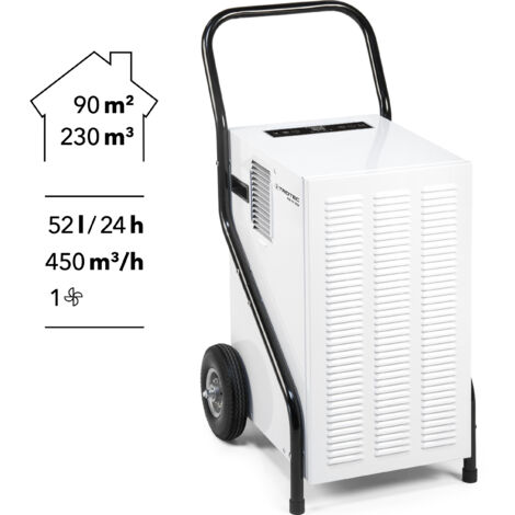 TROTEC Luftentfeuchter TTK 171 ECO – Leistung 52 L/Tag – Fläche 90 m² / 230 m³ – Bautrockner – für große Räume