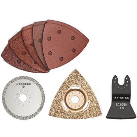 TROTEC PMTS Set 2 Zubehör-Set zur Bad-Sanierung 13-tlg.passend für fast alle Multifunktionswerkzeuge
