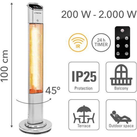 Trotec Terrasheater infrarood IRS 2050 E (TRO102589), Trotec | Klimaatbeheersing